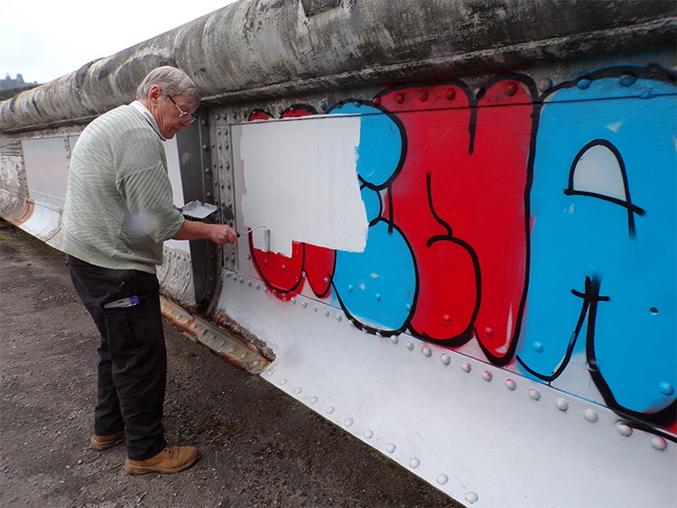 John make short work of the latest graffit